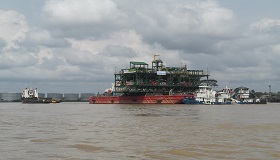LOAD OUT, TRANSPORTATION, AND SKIDDING INTO POSITION OF CPF 1, 2    & 3 FOR DAEWOO NIG. LTD. AND SPDC. 2014